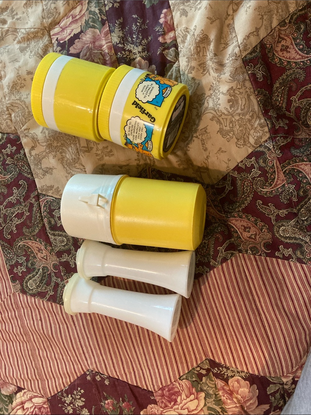 Bundle Thermos and salt and pepper shakers vintage